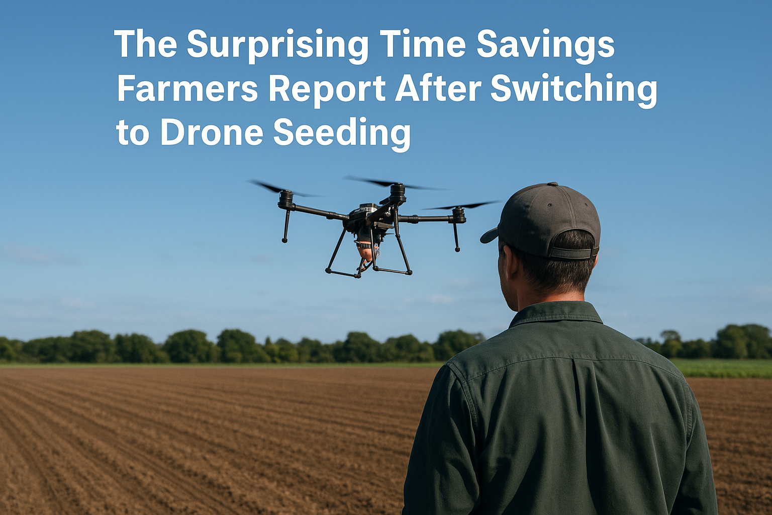 The Surprising Time Savings Farmers Report After Switching to Drone Seeding