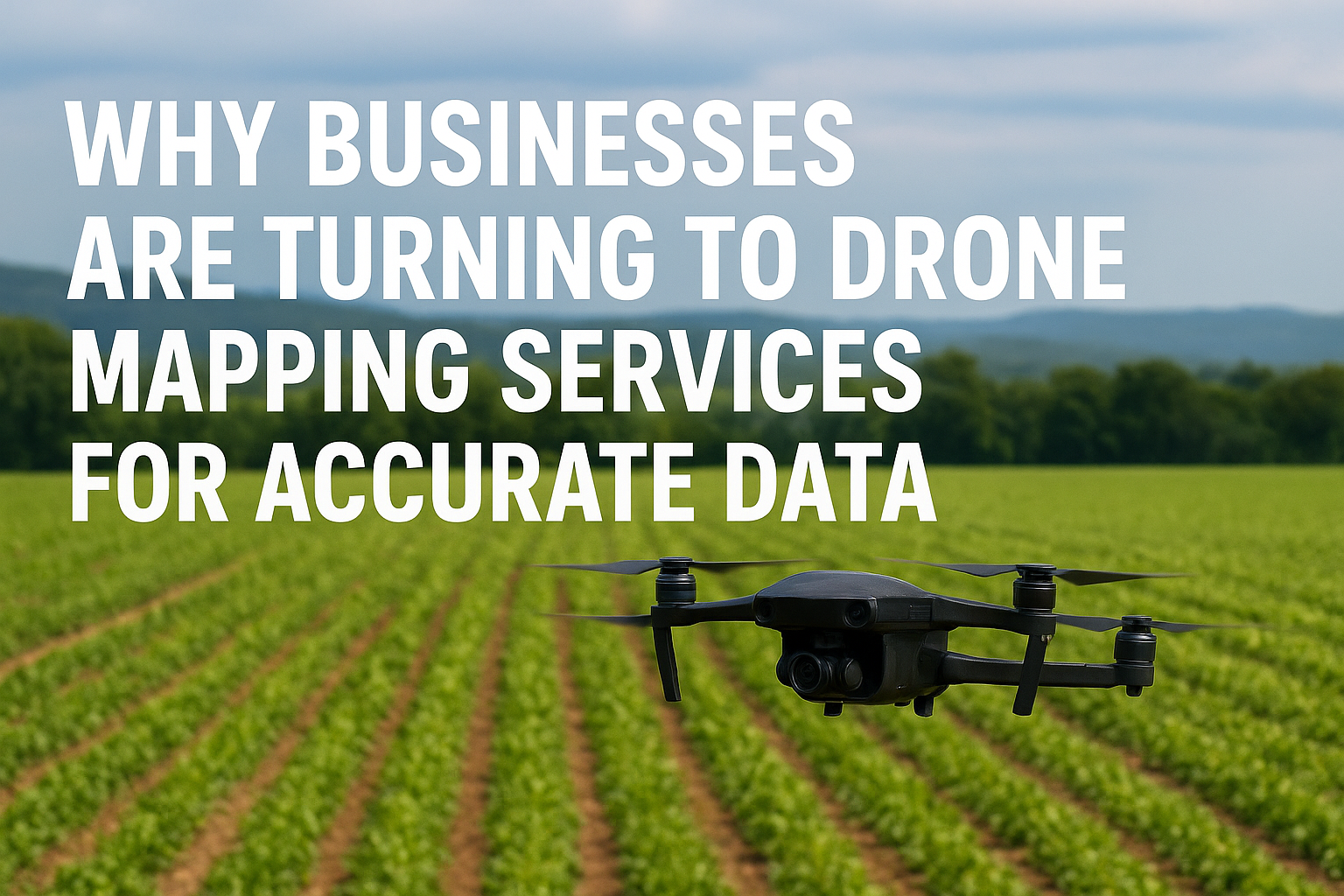 Why Businesses are Turning to Drone Mapping Services for Accurate Data