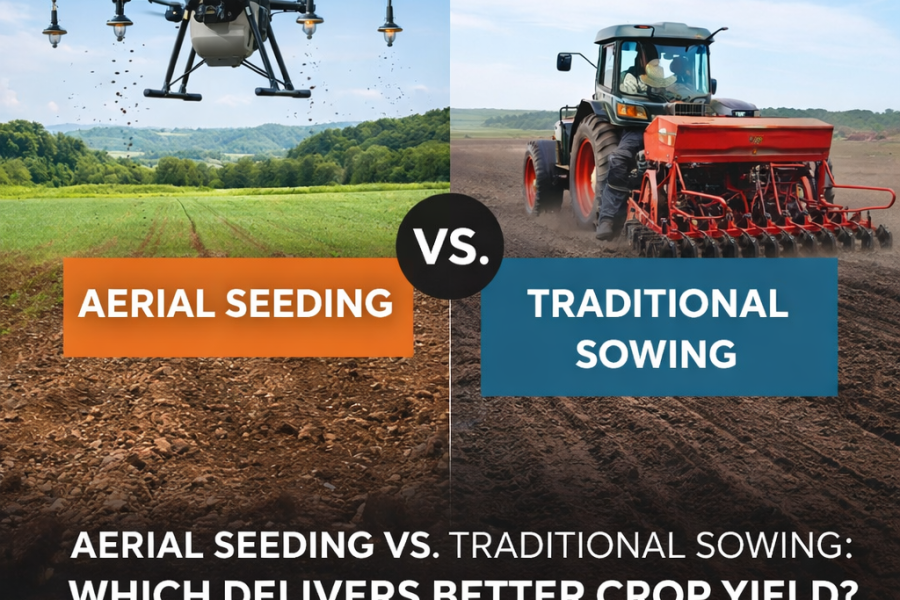 Aerial Seeding vs. Traditional Sowing