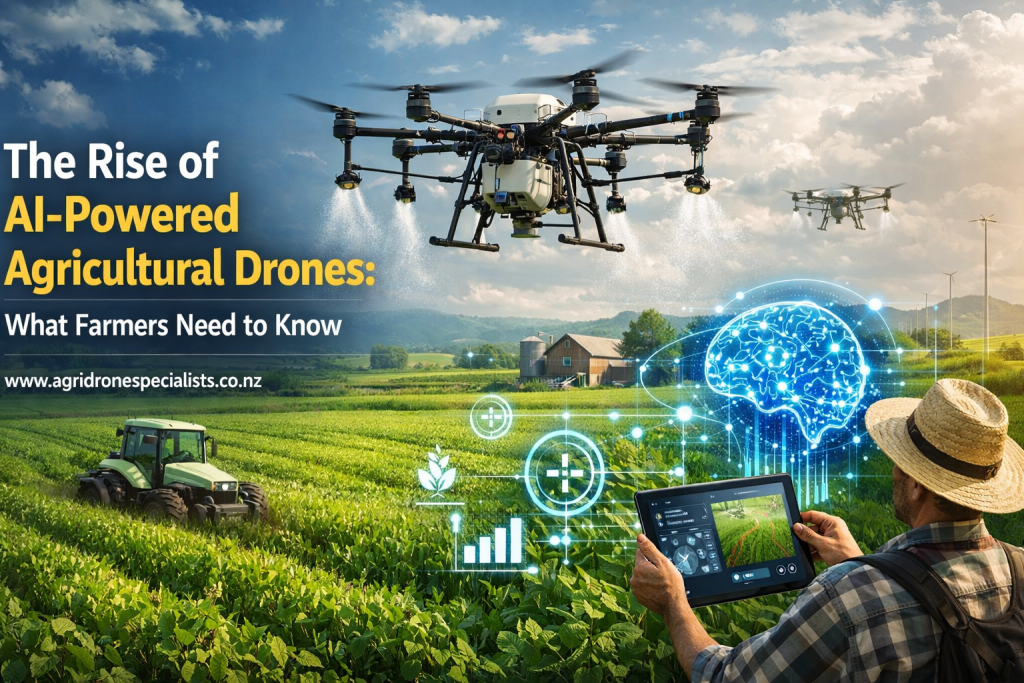 The Rise of AI-Powered Agricultural Drones