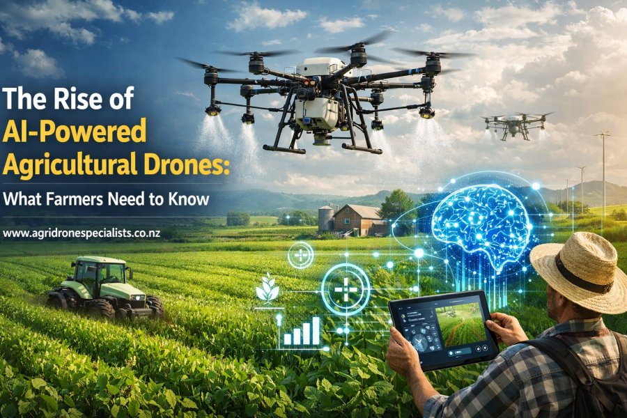 The Rise of AI-Powered Agricultural Drones